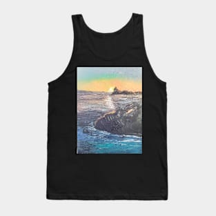 Everlasting sunset oil painting by tabitha kremesec Tank Top